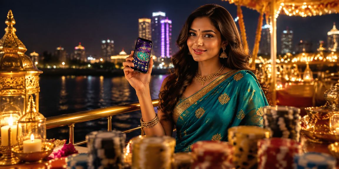 Mobile Live Casino player in Bangalore enjoying a poker game